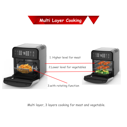 Ηλεκτρική ψηφιακή οθόνη LCD 12L Air Fryer